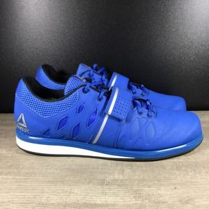Reebok Lifter PR Men's Size 12 Weightlifting Shoes Blue White